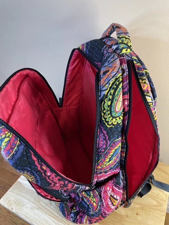 Vera Bradley Lighten Up Essential Large Backpack Twilight Paisley main image 5